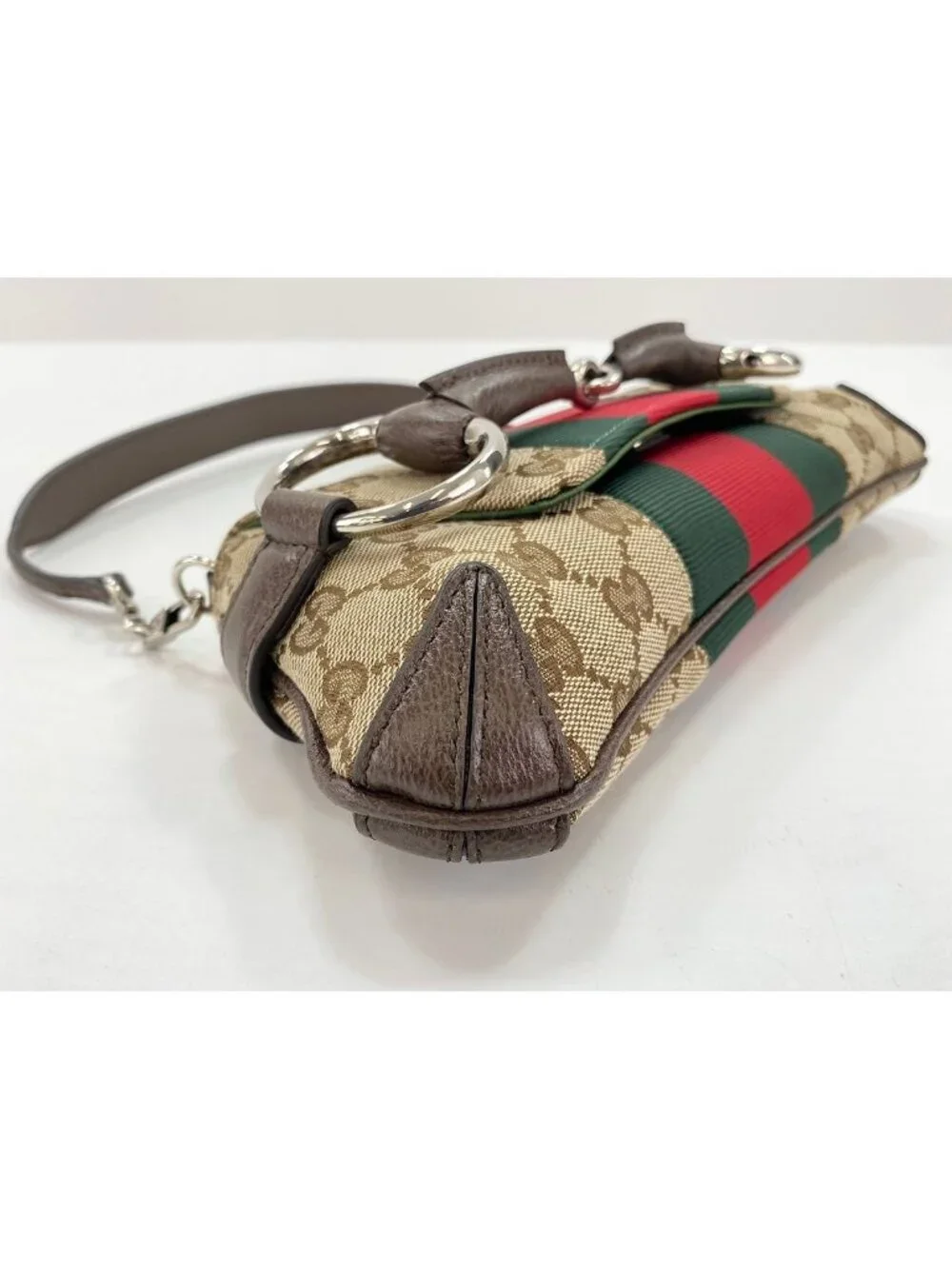 Gucci Handbag Horsebit Brown
